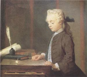 Jean Baptiste Simeon Chardin Boy with a Top (nk05) France oil painting art